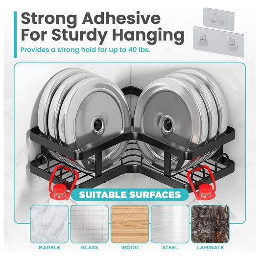 SOPORTE BAÑO METÁLICO 5 PIEZAS