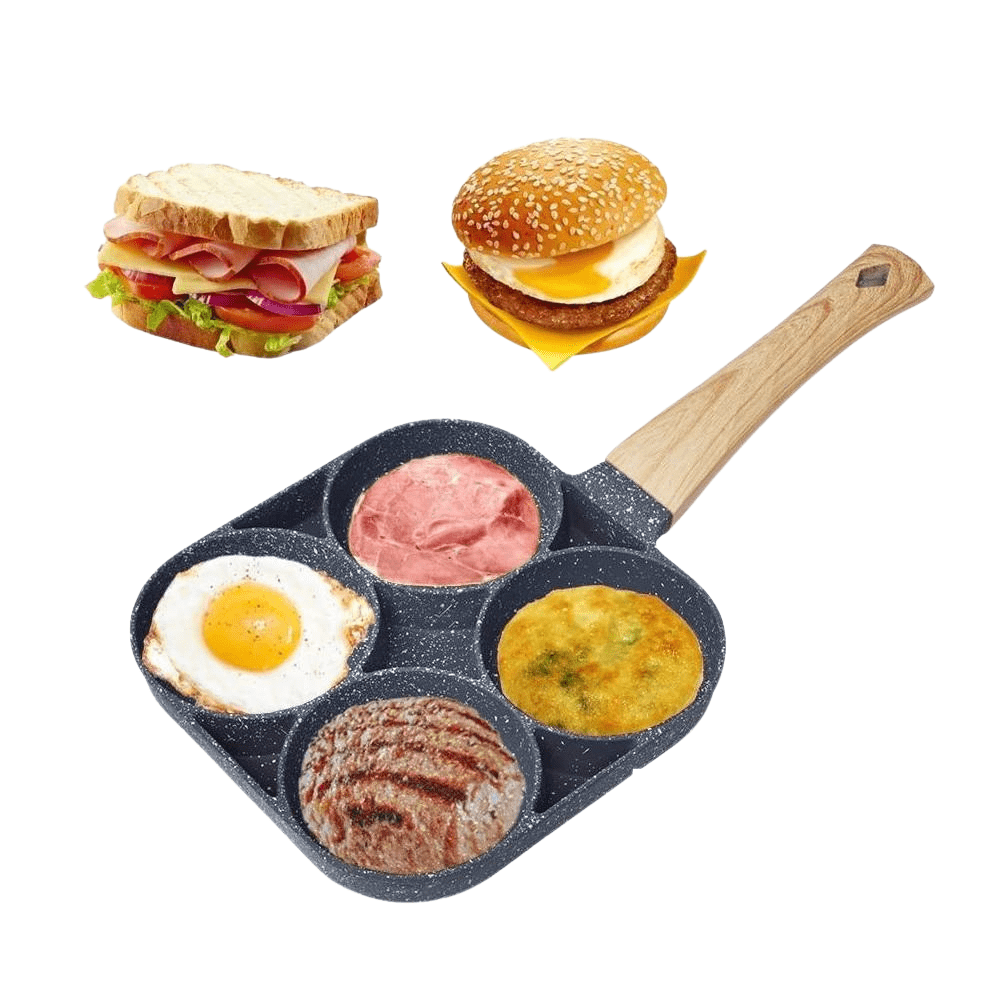 SARTEN 4PUESTOS + JUEGO CUCHILLOS X6